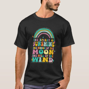 hippie, fri, spritfull, inspirerande grafika flick t shirt