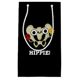 Hippie Funny Hip Bone Pun Mörk BG
