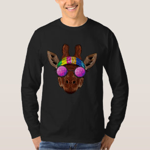 Hippie Giraffe Kärlek Fredstecken 70-tal Hippie An T Shirt