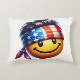 Hippie Glad Smiley Prydnadskudde