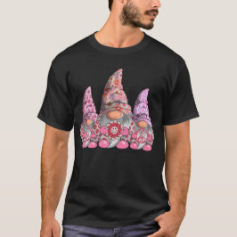 Hippie Gnomes Groovy Flower Funny Retro Gnome T Shirt