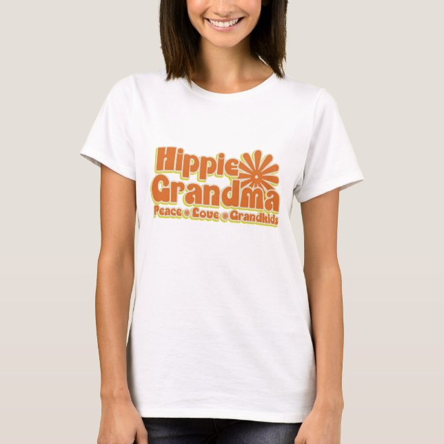 Hippie Grandma Tee (Framsida)