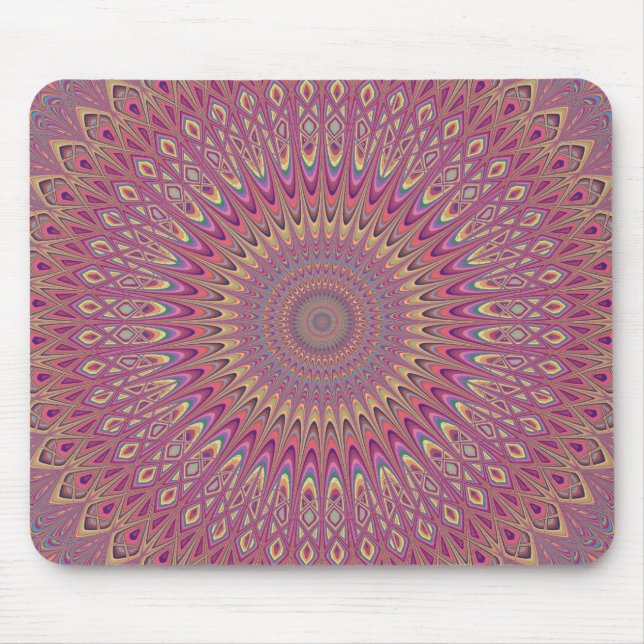 Hippie grid mandala musmatta (Framsidan)