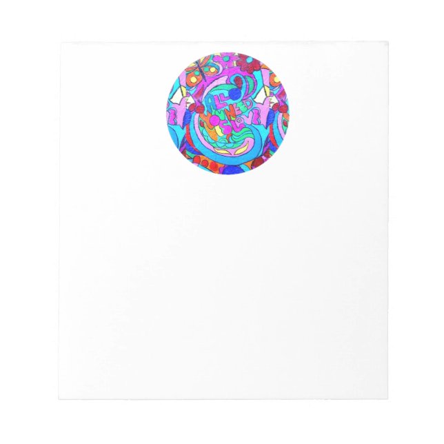 hippie groovy kärlek anteckningsblock (Framsida)