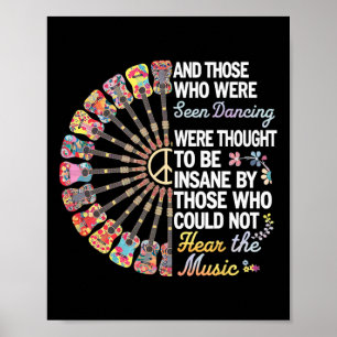 Hippie Guitar och de som såg honom dansa. Poster