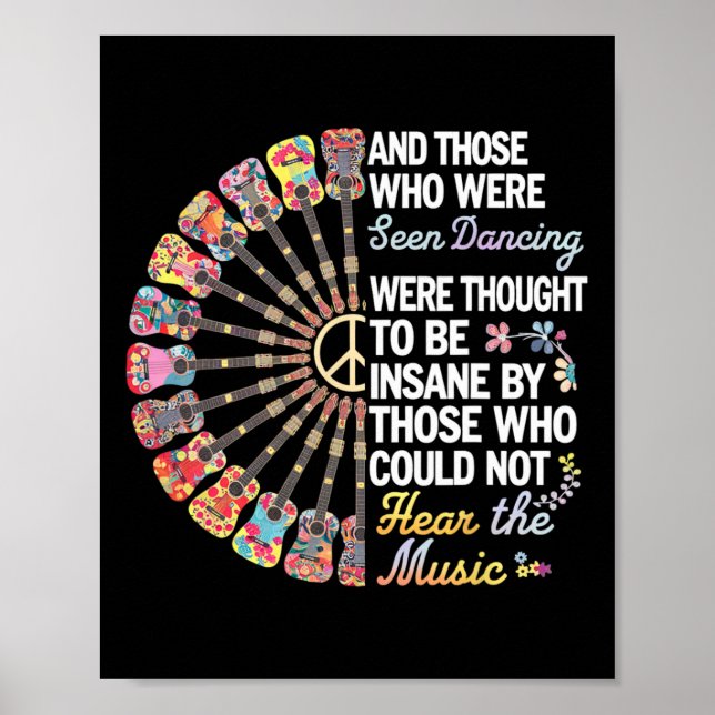 Hippie Guitar och de som såg honom dansa. Poster (Framsidan)