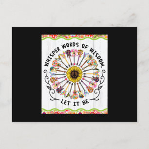 Hippie Guitar Vykort