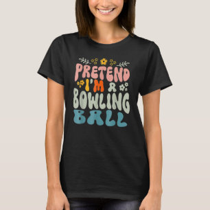 Hippie Halloween Costume låtsas att jag är en Bowl T Shirt