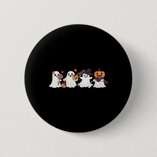 Hippie Halloween Cute Ghost Boo Spooky Season Pump Knapp
