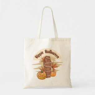 Hippie Halloween Cute Ghost Funny Halloween Groovy Tygkasse