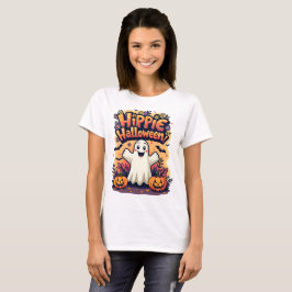 Hippie Halloween Cute Ghost T Shirt