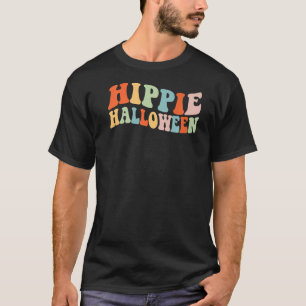 Hippie Halloween Ghost 60-tal 70-tal Costume Groov T Shirt