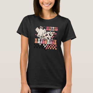 Hippie Halloween Ghost 60-tal 70-tal Costume Groov T Shirt
