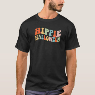 Hippie Halloween Ghost 60-tal 70-tal Costume Groov T Shirt