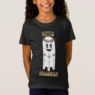 Hippie Halloween Ghost Kids' T Shirt