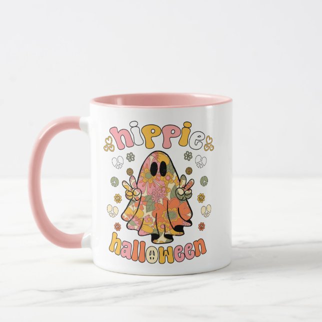 HIPPIE HALLOWEEN GHOST MUGG (Vänster)
