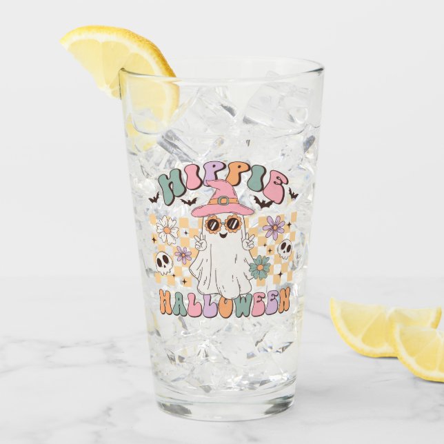 Hippie Halloween Glaskopp (Framsida Ice)