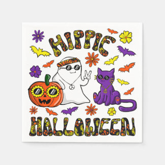 Hippie Halloween Trio Napkins Pappersservett