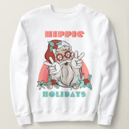 Hippie Helgdagars jul Groovy Jultomten T Shirt