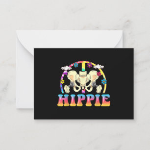 Hippie Hip Replacement Joint Surgery Funny Anteckningskort