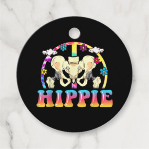 Hippie Hip Replacement Joint Surgery Funny Gåvor Etiketter