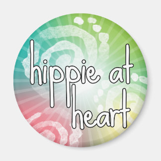 Hippie i hjärtat magnet