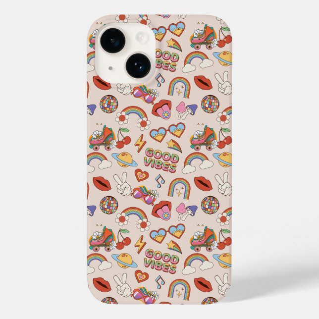 Hippie Icons Mönster (Baksida)