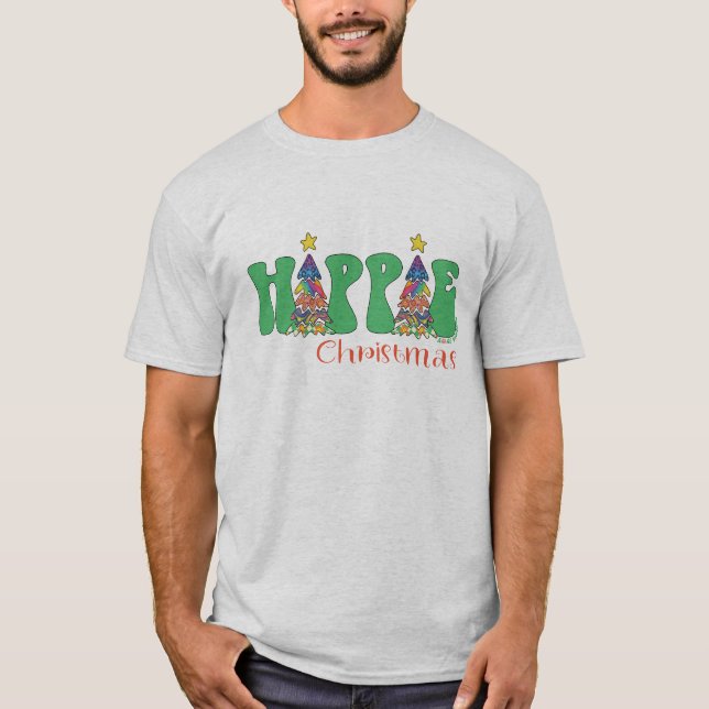 Hippie-jul T Shirt (Framsida)