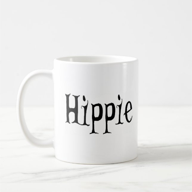 hippie kaffe mugg (Vänster)
