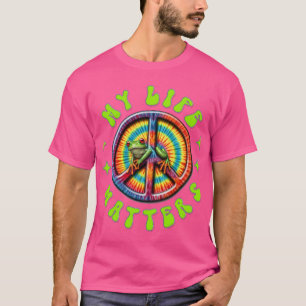 Hippie Kärlek Fred Liv Saker Anpassad  T Shirt