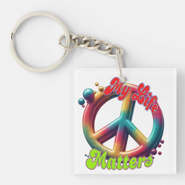 Hippie Love Peace Life Matters Custom  (Framsidan)