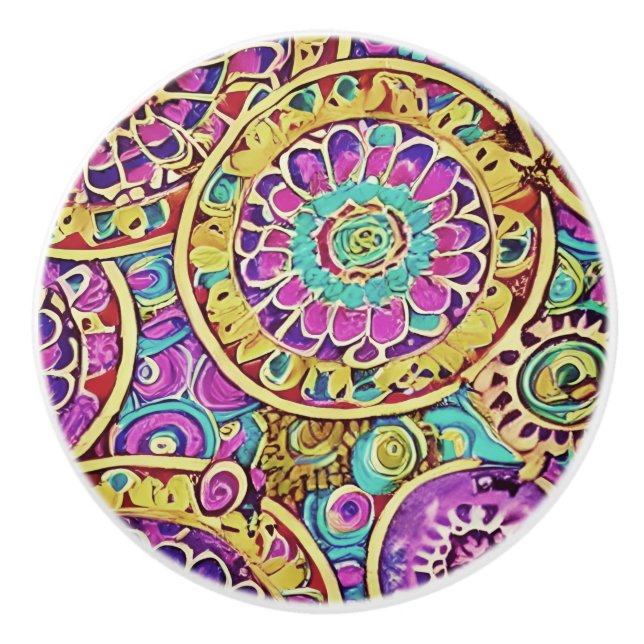 Hippie Mandala Knopp (Framsidan)