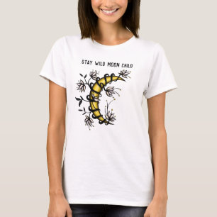 Hippie Måne Child: Tattoo Bläck Art Boho T Shirt