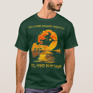 Hippie Mörk Desert Highway Witch T Shirt
