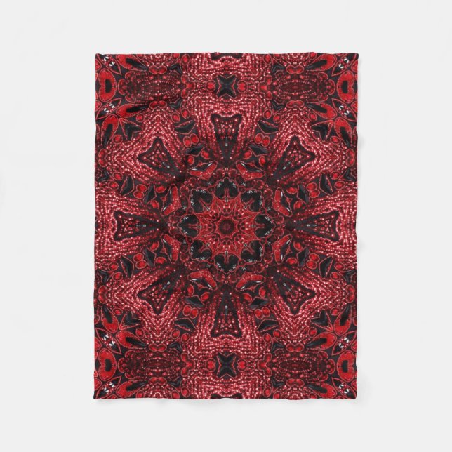 hippie moroccan maroon vin burgundi bohemian fleecefilt (Framsidan)