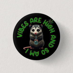 Hippie Opossum Stenade Vibrationer Rolig Humor Anp Knapp