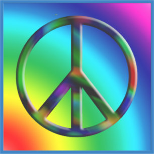 Hippie Peace LG Klistermärken
