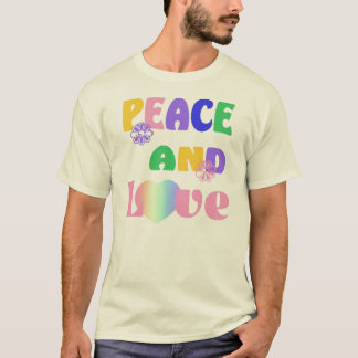 Hippie Peace och Kärlek T-Shirt