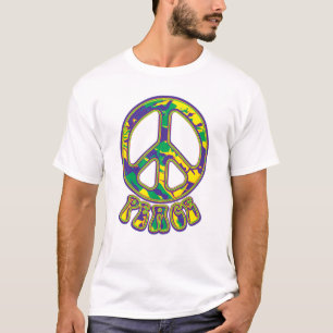Hippie Peace Symbol T Shirt