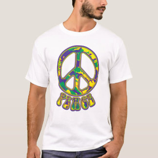 Hippie Peace Symbol T Shirt