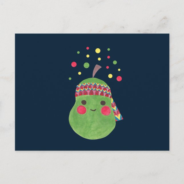 Hippie Pear Vykort (Framsida)