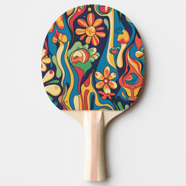 Hippie Ping Pong Paddle Pingisracket (Framsidan)