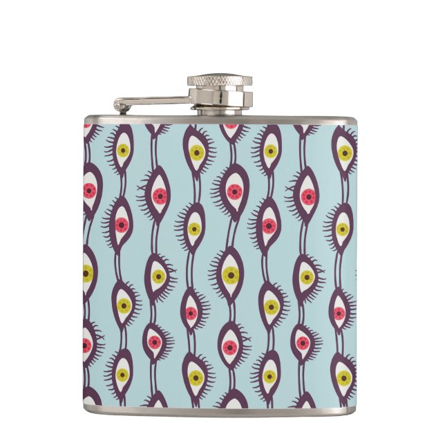 HIppie Psychedelic Ögon Trippy Colorful Fickplunta (Framsidan)