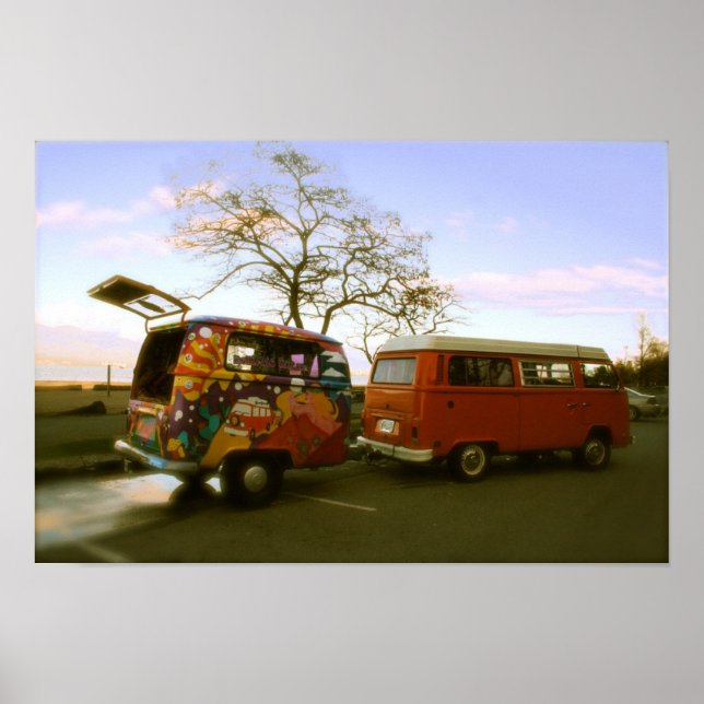 Hippie Resa Caravan! Poster (Framsidan)