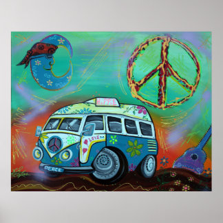 Hippie Resa Poster