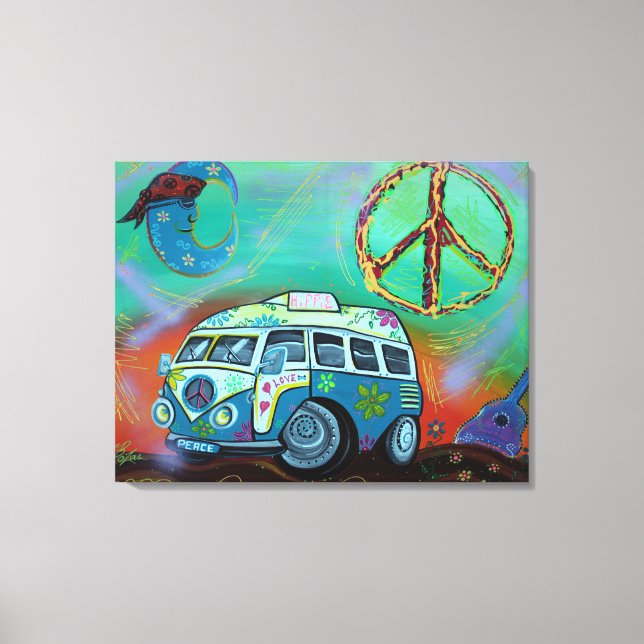 Hippie Resa Wrapped Canvas (Framsida)