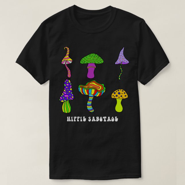 Hippie Sabotage T Shirt (Design framsida)