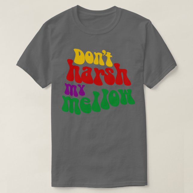 Hippie säger inte att det skadar min gult Funny T Shirt (Design framsida)
