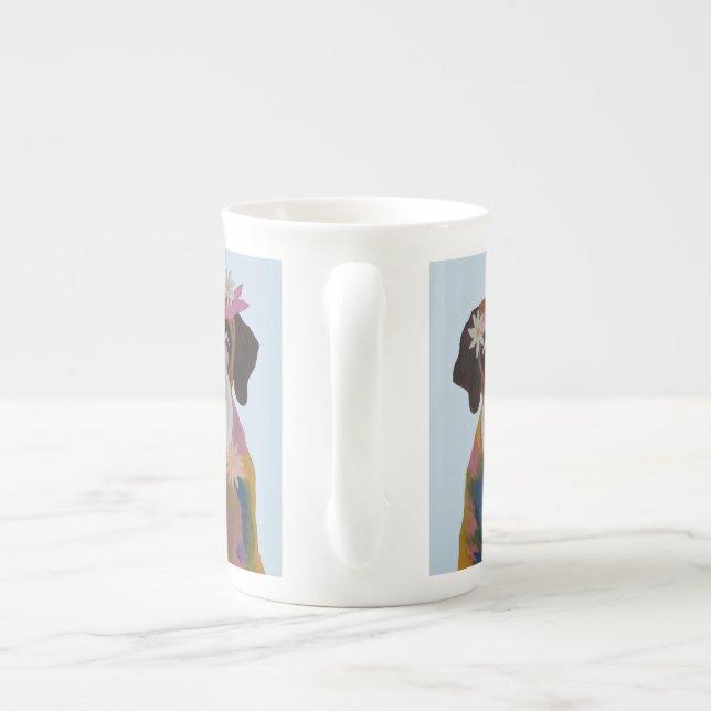 Hippie Sankt Bernhard Benporslin Mugg (Baksidan)