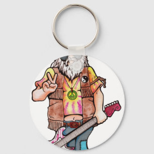Hippie Santa Nyckelring